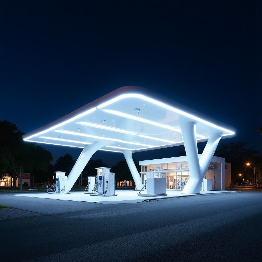 Estación de servicio premium en Buenos Aires